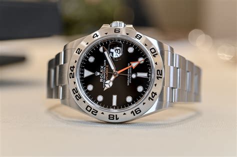 rolex explorer 2 black|Rolex explorer 2 value chart.